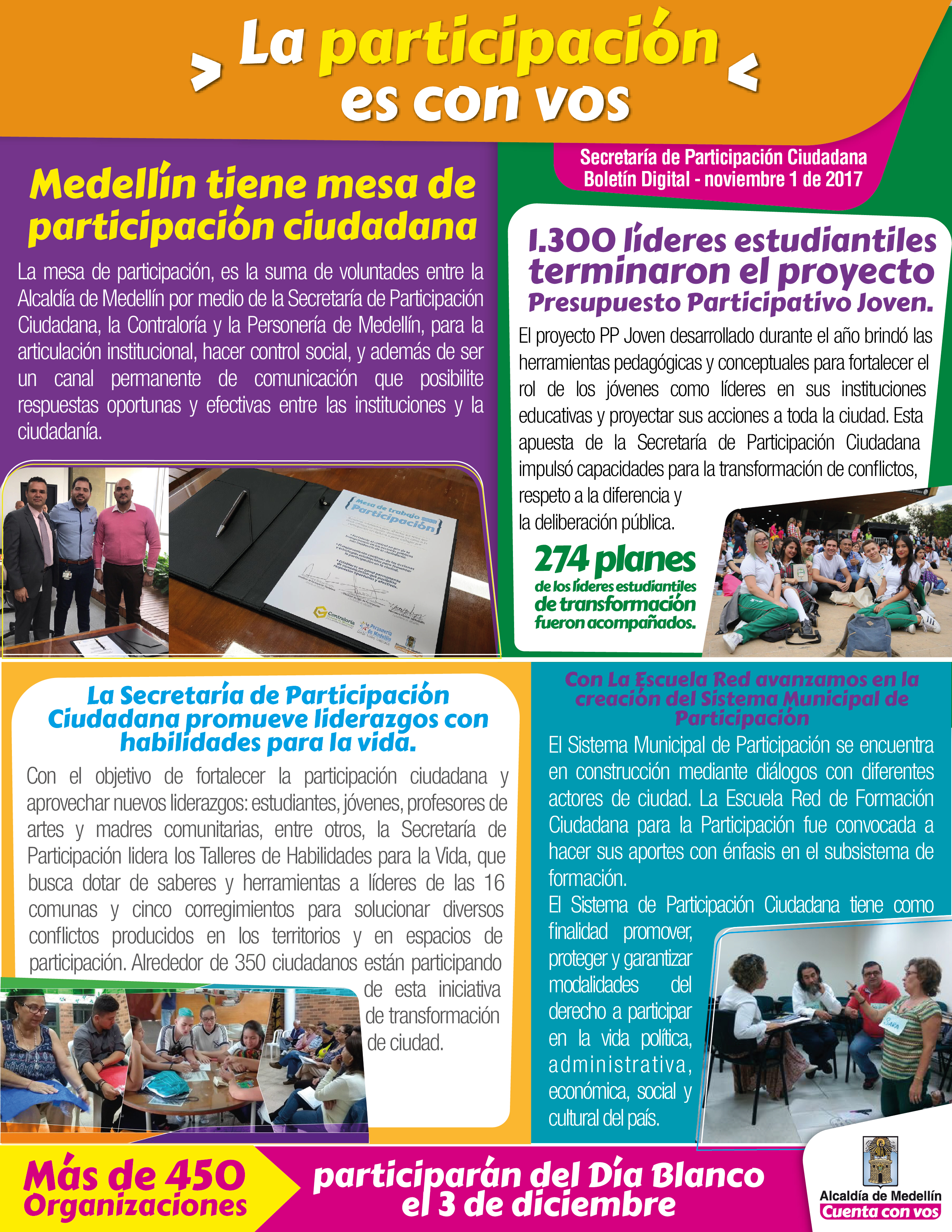 Bolet&iacute;n informativo - La participaci&oacute;n es con vos.